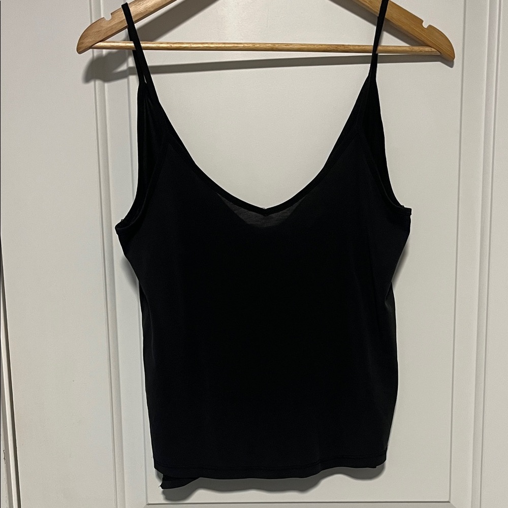 saltwater LUXE Satin Slinky Black Women's Camisole Top